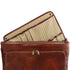 Alessandria - Leather multi compartment TL SMART laptop briefcase